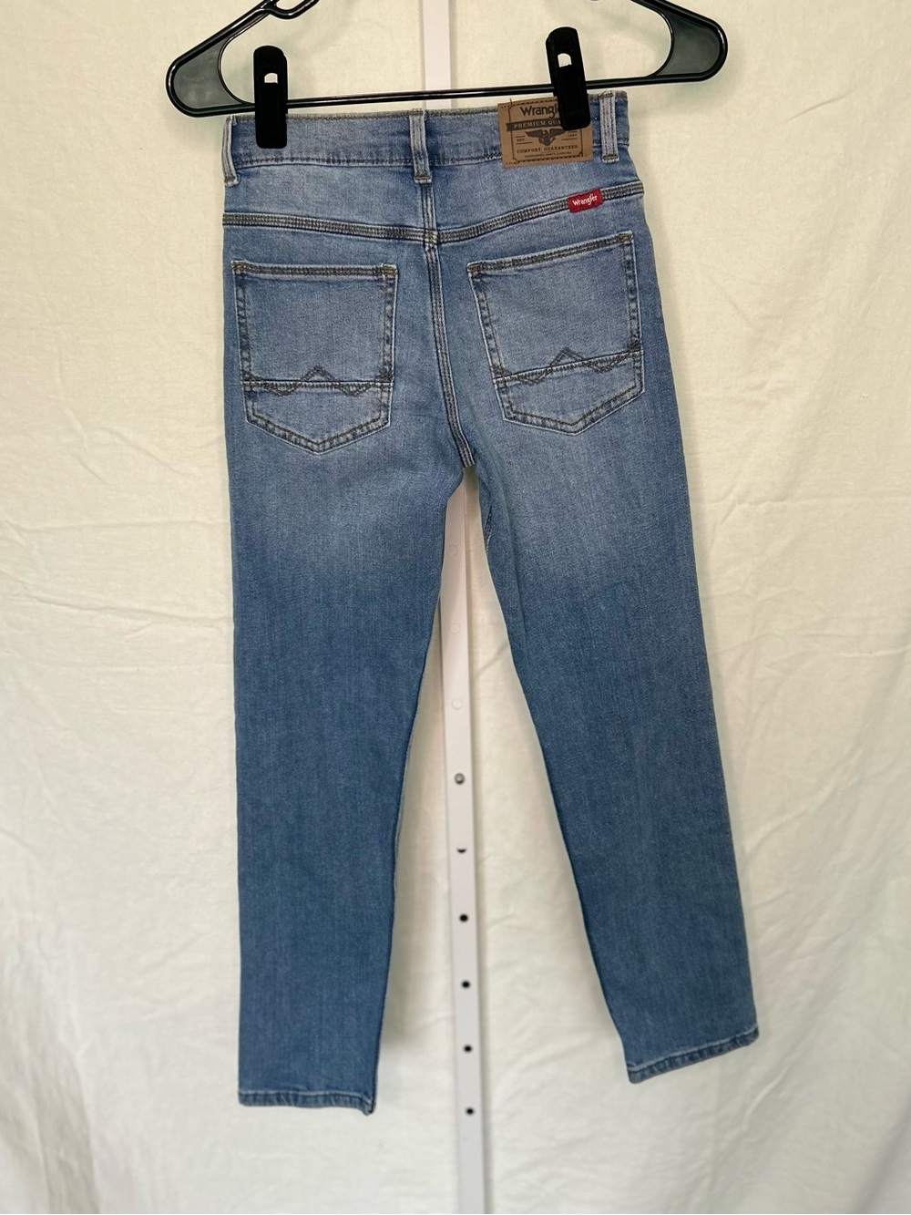 Wrangler Boys Five Star Taper Fit Stretch Jeans Size 12 Slim - Picture 2 of 7